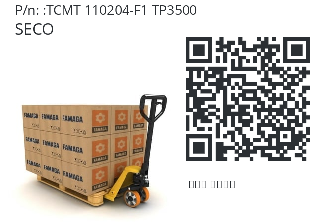   SECO TCMT 110204-F1 TP3500